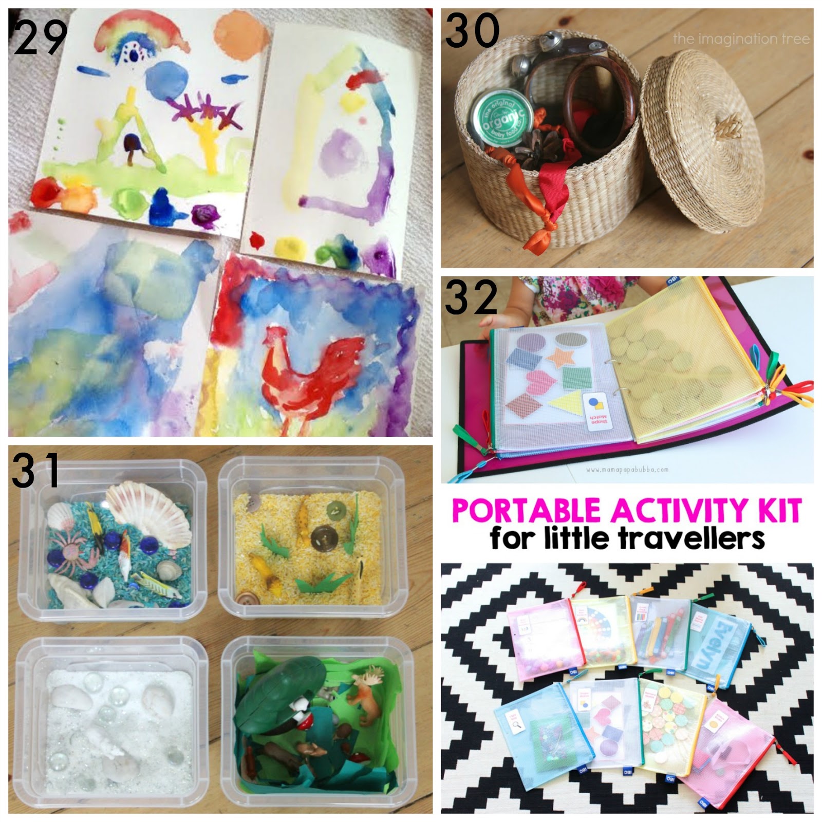 30+ DIY Portable Travel Kits for Entertaining Kids on the go!